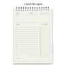 Coil-binding Planner Daily Weekly Planner Notebook Academic Planner 160 Page Double-sided Writable for Daily Journaling