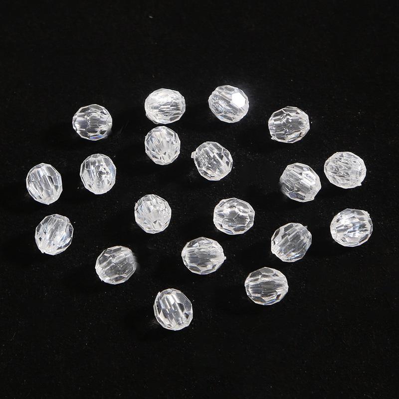 

Акриловые круглые бусины: 6-12 мм DIY Ювелирные аксессуары для браслетов, колец и кисточек