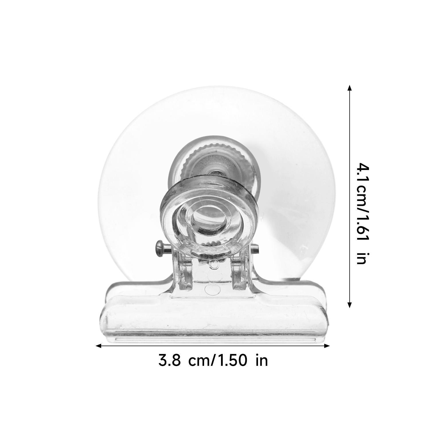 

1-20pcs Suction Cup Clip Heavy Duty Sticky Clips Pads Strong Clamp Clip Shower Curtain Glass Photo Office Locker Displays Clips 1pc