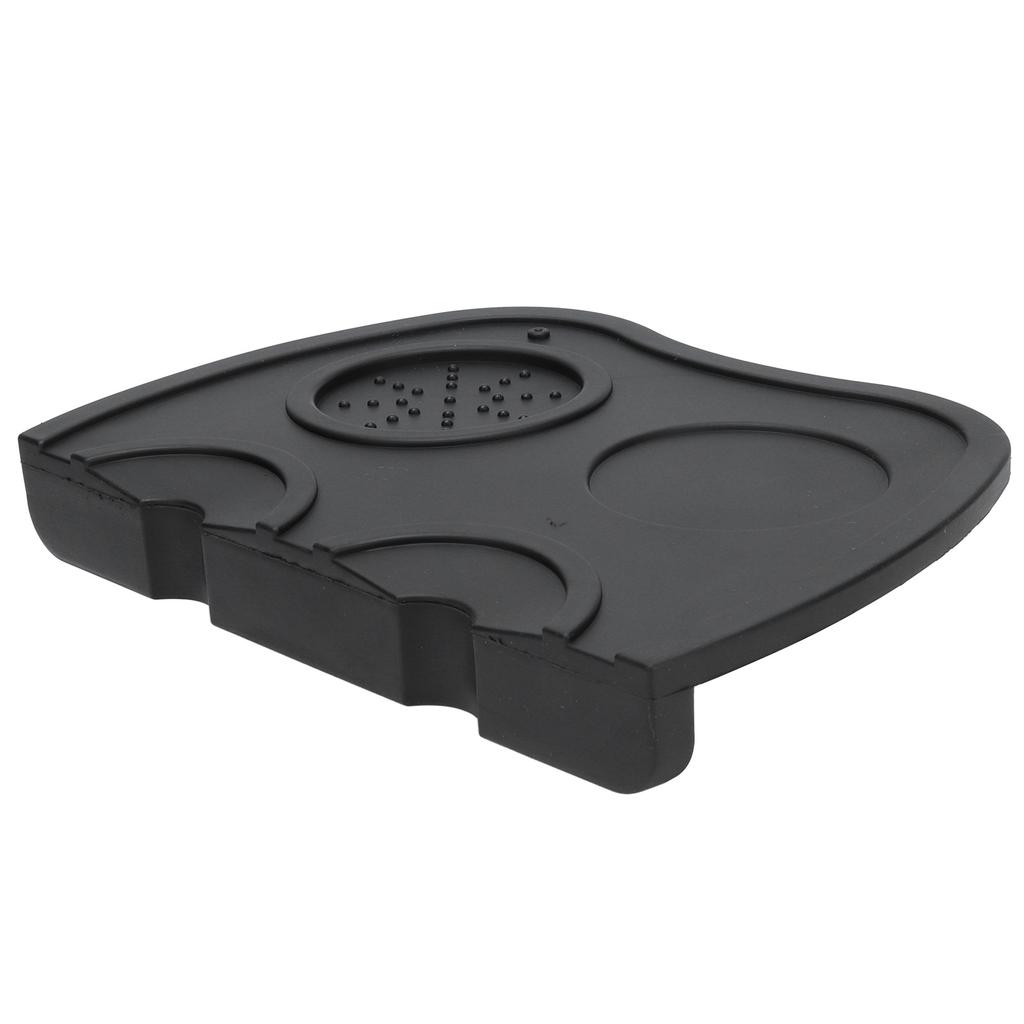 Silicone Coffee Tamper Pad Anti Slip Soft Tamper Mat Heat Resistant Corner Tamping Mat for Home