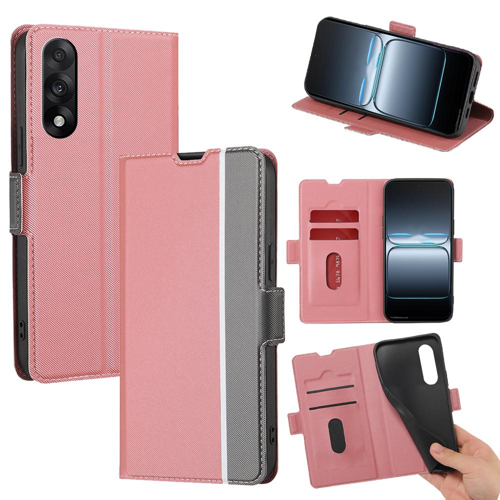 For OnePlus Nord 5 5G/Ace 5 Ultra 5G Case Card Holder Twill Texture Leather Phone Cover
