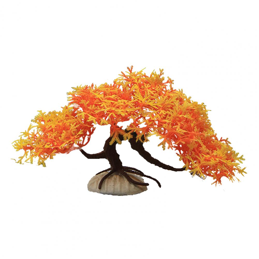 Ornamental Harmless Fish Tank Landscaping Simulation Plant Non-fading Eco-friendly Simulation Pine Tree Home Supply
