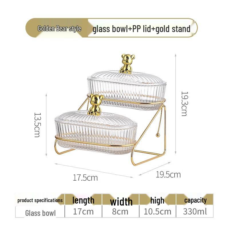 Farfurie de Servire Divizată pentru Fructe și Gustări Stil Nou pentru Living