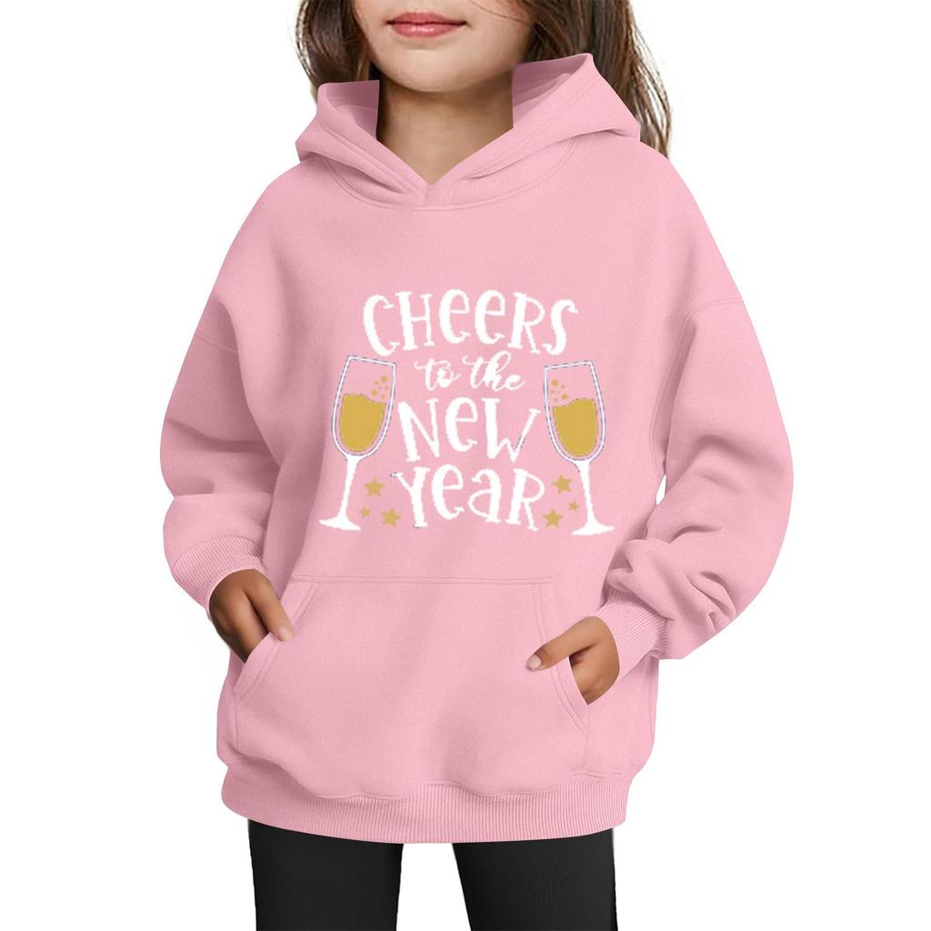 Sweatshirts For Teen Girls Hoodies Long Sleeve Drawstring Pullover Cute Printed Oversized Hoodie Christmas