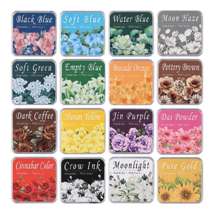 Cotton Neutral Ink Stamp Pad for Artistic Stamping Scrapbooking with Shatter Resistant ABS Housing Multiple Color
