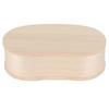 Portable Lunch Box Set Japanese Wooden Food Storage Container for Home Picnic 17x9cm