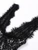 Damen V-Ausschnitt Formelles Kleid Damen Spitze Langkleid Damen Rückenfreies Sexy Kleid Damen Schwarzes Kleid 2026