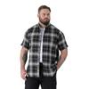 Duke Mens Holden D555 Shadow Checked Kingsize Short-Sleeved Shirt