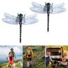 Künstliche Libellen-Dekoration mit Kordel/Anstecknadel Tragbar Outdoor Camping Mücken Fliegenabwehr Simuliertes 3D Libellenmodell Ornament Kinder Lernspielzeug