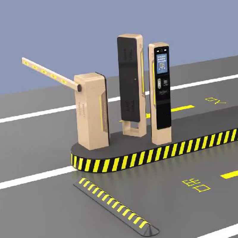 Intelligent License Plate Recognition Boom Barrier Gate System for Unattended Parking Lots