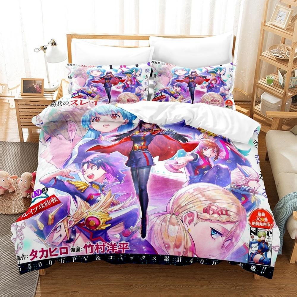 3D Anime Chained Soldier Bedding Set Single Twin Full Queen King Size Bed Set Adult Kid Bedroom Duvet Cover Sets Home Textiles