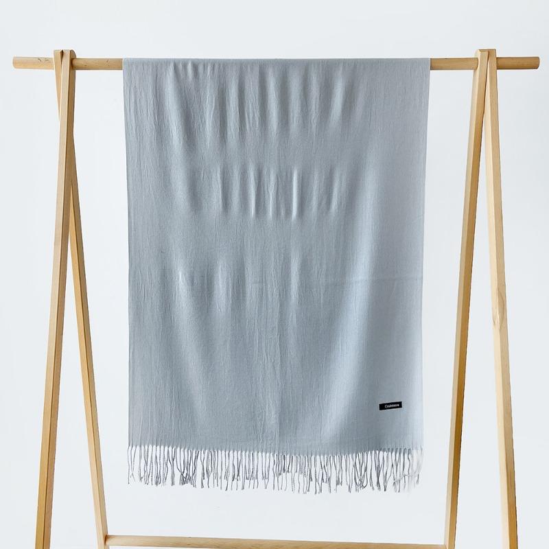 Autumn and winter new monochrome scarf cashmere scarf men and women couples scarf versatile shawl