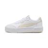 Platform Carina 2025 White Alpine Snow Size cm [Puma] Sneakers, Street/Mia, Women's, Fall/Winter Color (03), 23.5