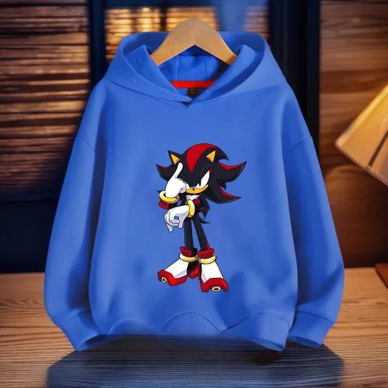 Детские модные свитшоты с мультяшным принтом, повседневные топы, худи, свитшоты для мальчиков 120