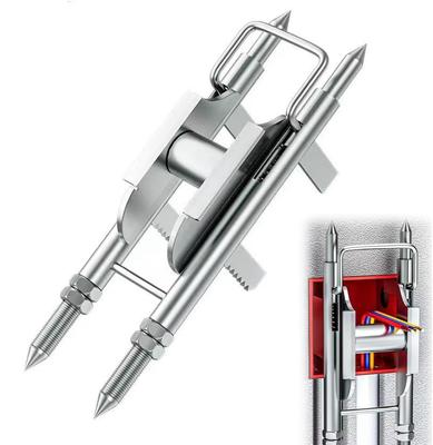 Aide à l'enfilage de fil, Outils d'enfilage Aide à l'enfilage de câble avec Denture de scie antidérapante, Outil d'aide à l'enfilage de fil à poulie flexible universel