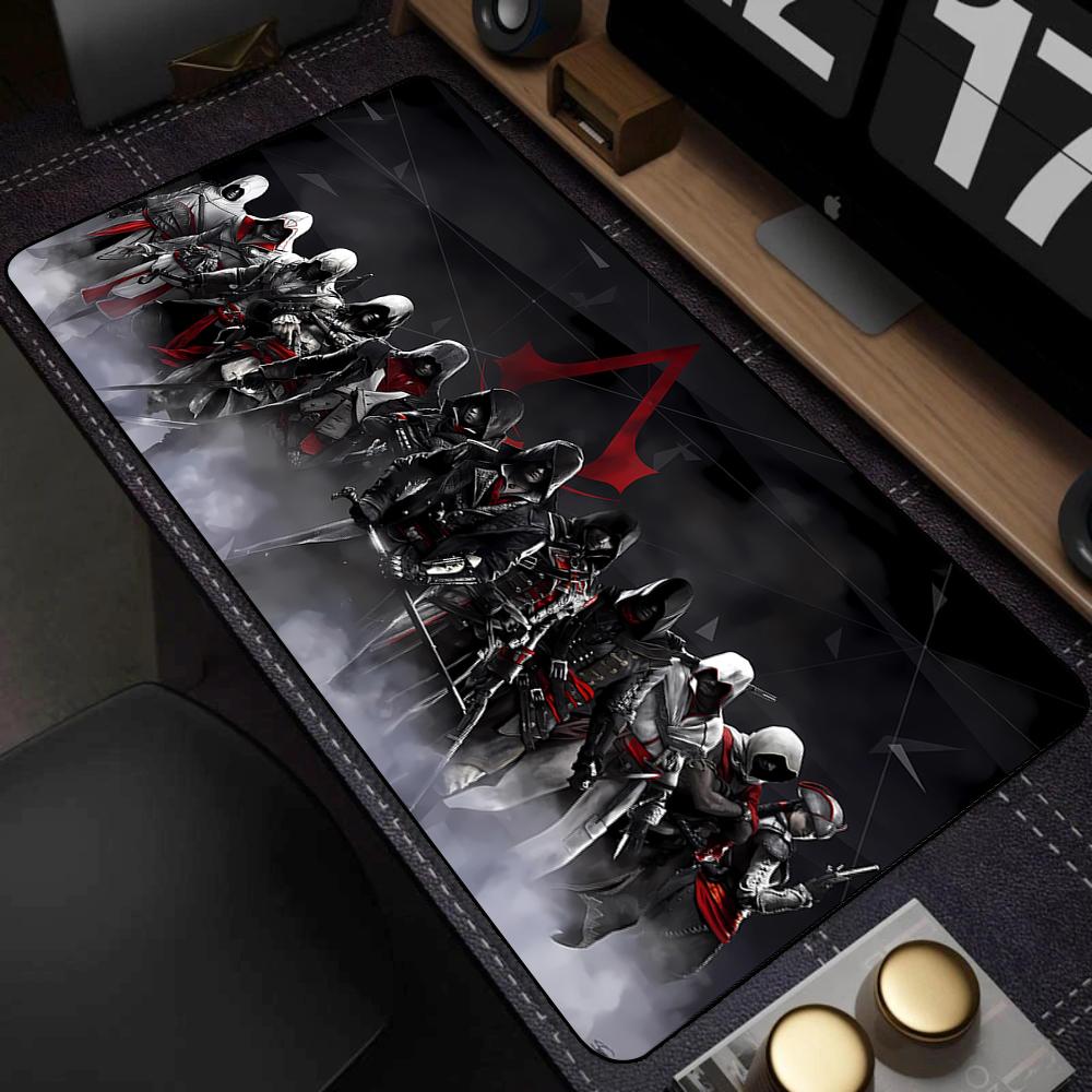 Tappetino Mouse A-assassin S Creed Mousepad Anime PC Gaming Setup Accessori Tavolo Computer Scrivania Gamer Tappetino Tappetini Grandi Ufficio Tappetini XXL