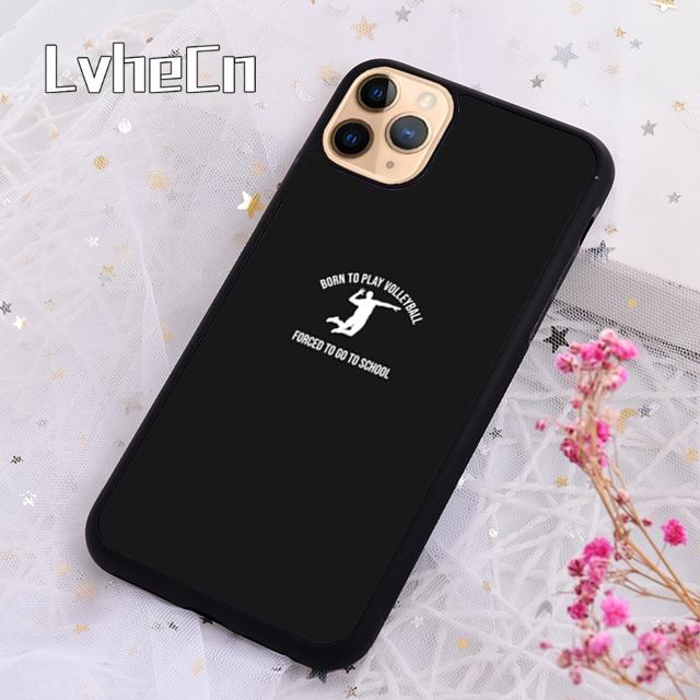 LvheCn Volleyball Sprüche Handyhülle Cover Für Für iPhone 17 Air 13 12 14 15 16 Pro Max Plus