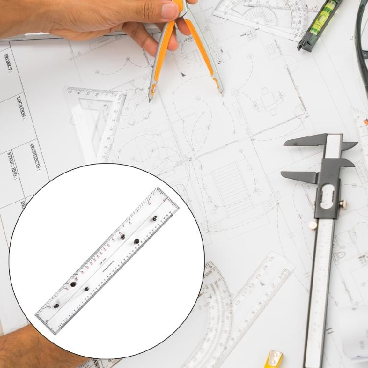 Marine Parallel Ruler for Navigational Plotting Chart Mapping Point Multifunctional Navigation Parallel Ruler