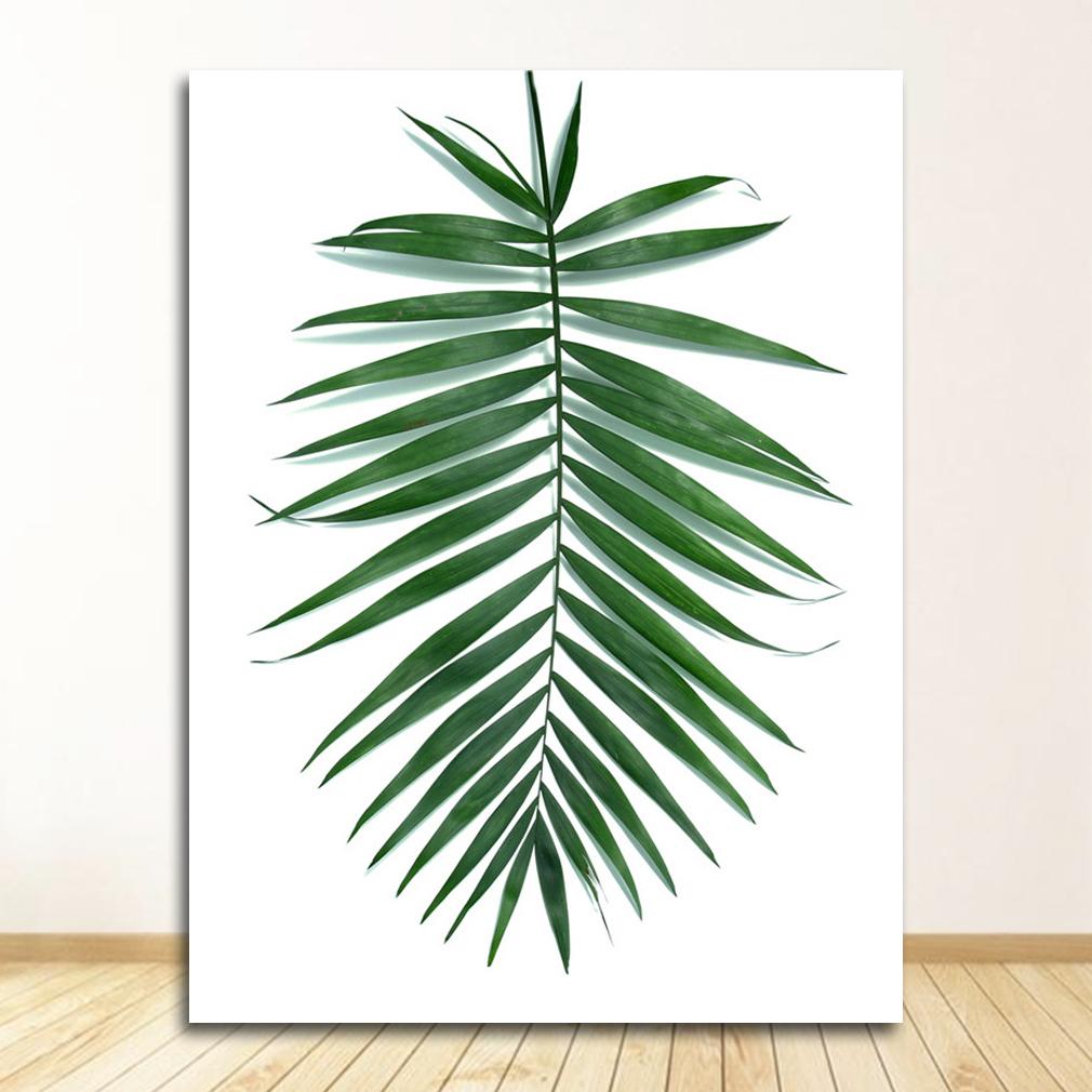 Nordic Posters And Prints Wall Art Picture Home Decoration Fresh Green Cactus Big Tropical Leaves Canvas Painting Plants