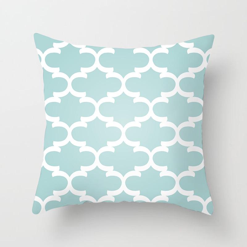 American Pattern Geometric Pillowcase Home Sofa Cushion Pillowcase