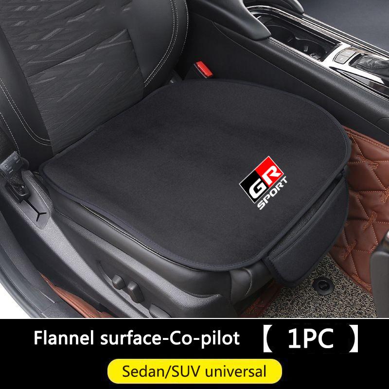 For Toyota GR Sport Chr Gazoo 2023 Yaris Hilux 86 Racing Auto Interior Accessories Car Front Seat Cushion Flannel Cover Protect