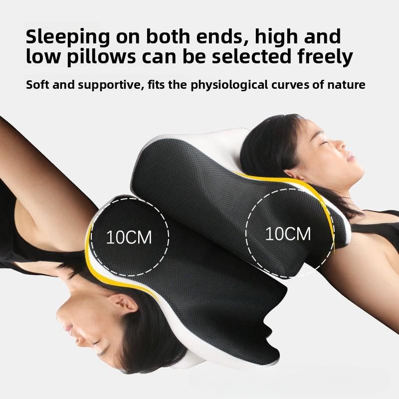 Butterfly Memory Foam Pillow - Recommended Cervical Support with 3D Airflow Tech for Pain-Free Sleep & Instant Neck Relief