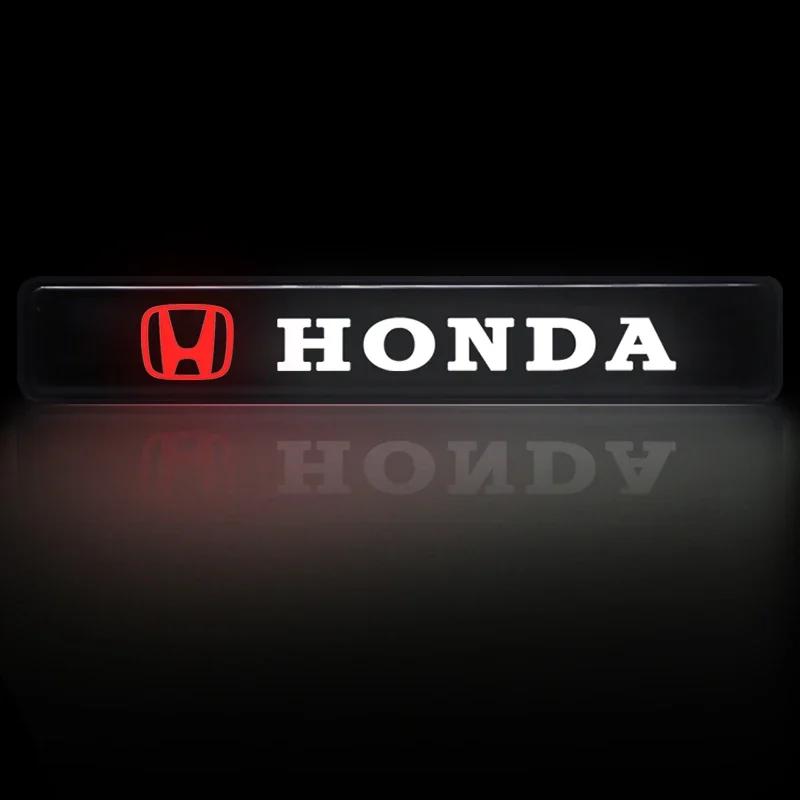 Pro Honda Dekorativní Světlo LED Přední Mřížka Kapoty Znak Odznak Dekorace pro Honda Civic Accord CRV HRV Fit Jazz City Odyssey Jad
