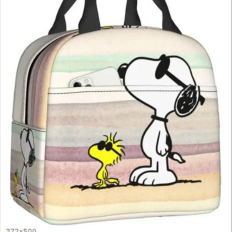 Digital Full Print Lunch Bag Children'S Meal Bag Student Picnic Bag Thermal Insulation Bag Bento Bag Handbag