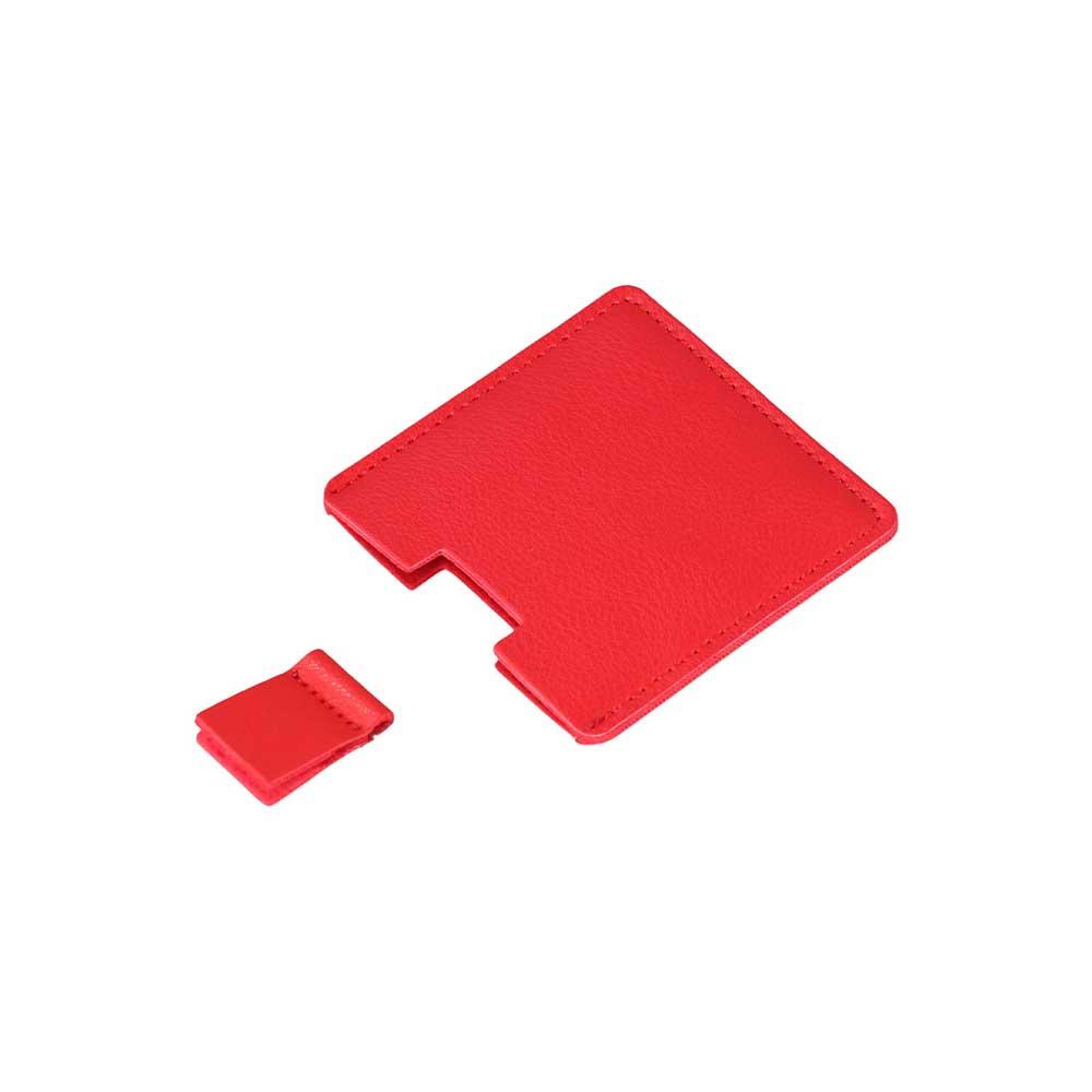 

PU Leather Foldable Unbreakable Makeup Mirrors Pocket Mirror Cosmetic Tools Folding Vanity Mirror чёрный