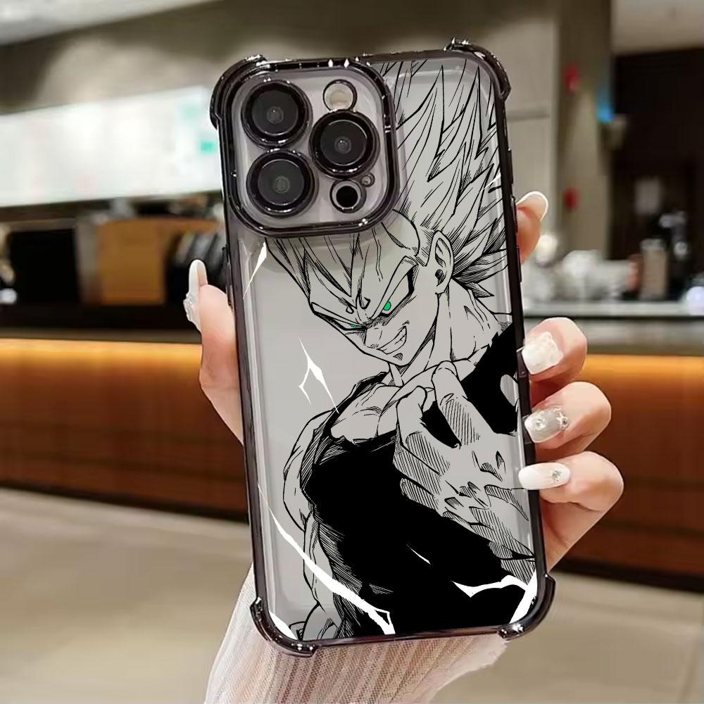 Dragons Balls God Goku Cell Anime Phone Case for iPhone 11 13 15 16 17 Pro Max 14 Plus 17Air 16E 13 Pro 12Mini 17Pro Clear Cover