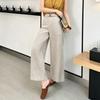 Women's Tencel Linen Blend High-Waist Loose Pants