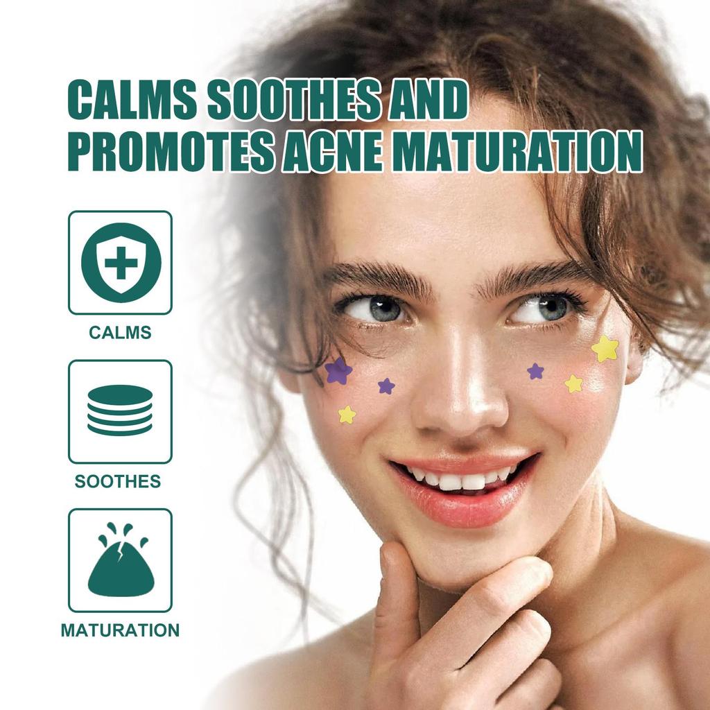 112pcs Acne Pimple Patch / Acne Treatment Stickers / Pimple Remover/Blemish Spot Face Skin Care