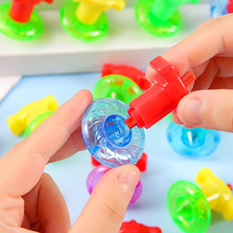 10ks Gyro s rotujícím spinnerem, inovativní dárek na párty, zábavný dárek, ideální pro aktivní párty atmosféru.