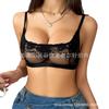 Women S Sexy Lace Wireless Push Up Bra Three Quarter Cup Thin Mold Cup Lingerie