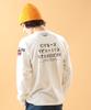 AVIREX NAVAL PATCH LONG SLEEVE T-SHIRT 783-5930017 white