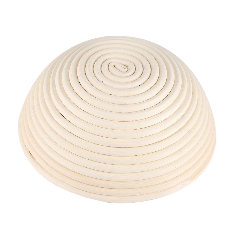 European Cane Round Bread Dough Rising Rattan Basket 18 X 9 Cm