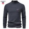 Gant 2026 Herbst und Winter Mittelhoher Kragen Kaschmir Warm und Warm Basis Langarm-T-Shirt für Herren