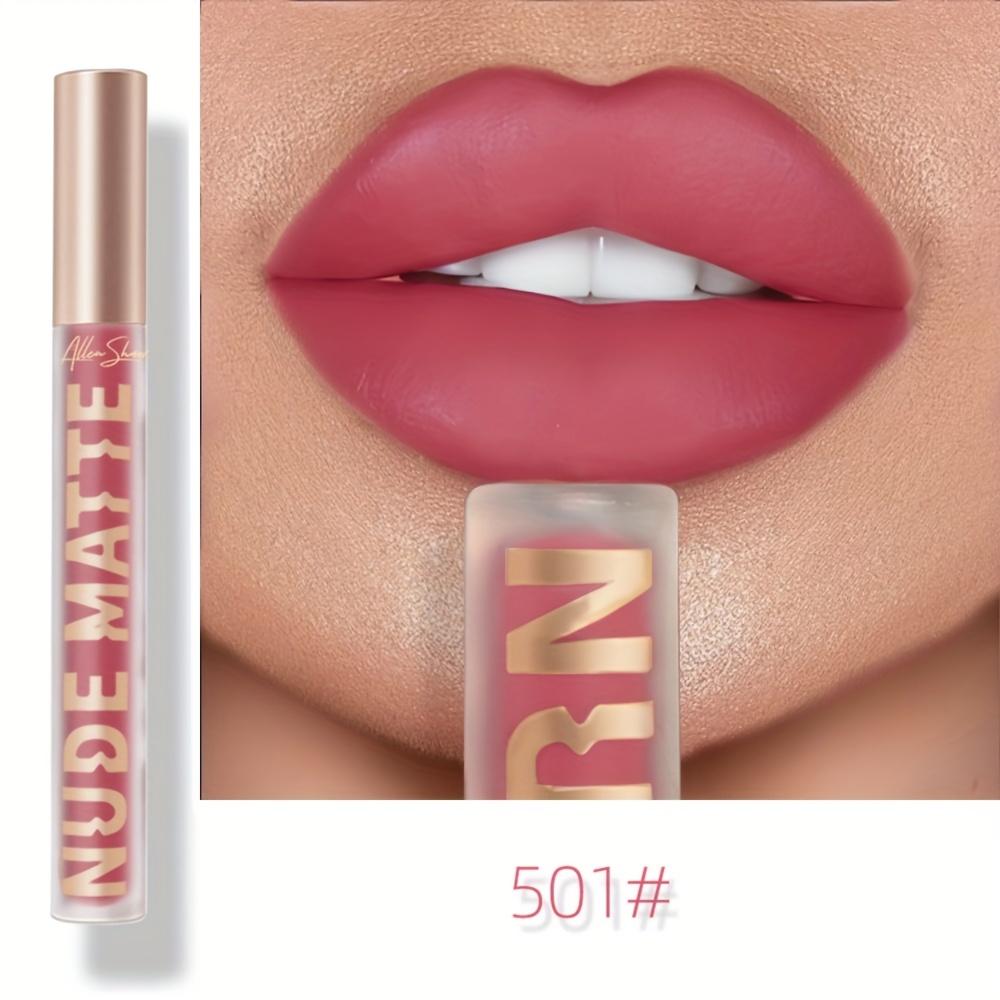 Matte Liquid Lipstick - Long-lasting, non-stick, moisturizing, nude, pink and brown tones