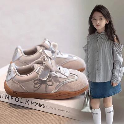 New Comfortable Breathable Girls Bow Fashion Casual Sneakers