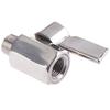 Nerezový kulový ventil 304 1/4" palce NPT vnější x vnitřní Malý mini ventil