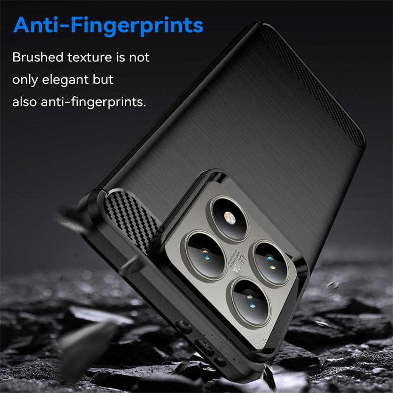 For Xiaomi 14T Case For Xiaomi 14T 14T Pro 5G Cover Funda Silicone Shockproof Brushed TPU Protective Phone Cover For Xiaomi 14T