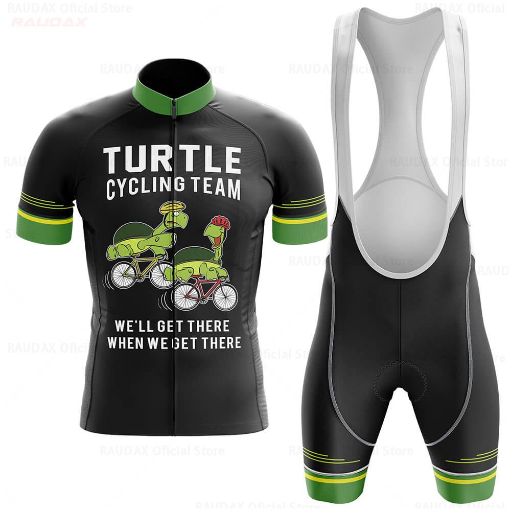 Man's Cycling Jersey Set 2026 Turtle Cycling Team Summer Short Sleeve Mountain Bike Bicycle Sportswear MTB Maillot Ropa Ciclismo