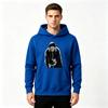 Men Printed Pullover Hoodie, Anime Spiral Mask Character Print Casual Long Sleeve Hooded Sweatshirt for Daily Wear