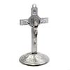 62KD Classical 9cm Crosses Figurine Alloy Standing Crucifix Figurine with Base Home Christian Decoration for Believers