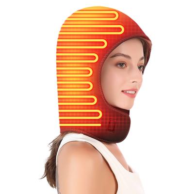 Electric Head Massager 3 Heating Massage Modes Shiatsu Vibration Migraine Relief Scalp Relaxation Reduce Fatigue Thermal Hat