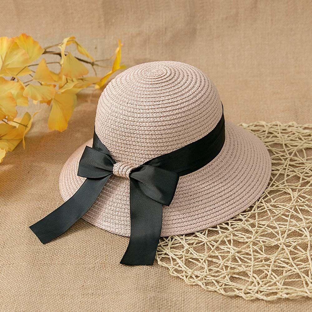 Breathable Beach Cap Foldable Sunscreen Cap Vacation Bucket Hat  for Women