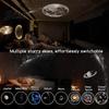 Touch Control Night Light Starry Sky Projector with Adjustable Brightness 360 Degrees Kids Room Rotation Easy Lamp USB Rechargeable Bedroom