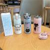 Portable Thermos Cup Cartoon Leak-proof Durable Interesting Design Keep Drinks Hot And Cold Children's Straw Thermos Thermos Cup