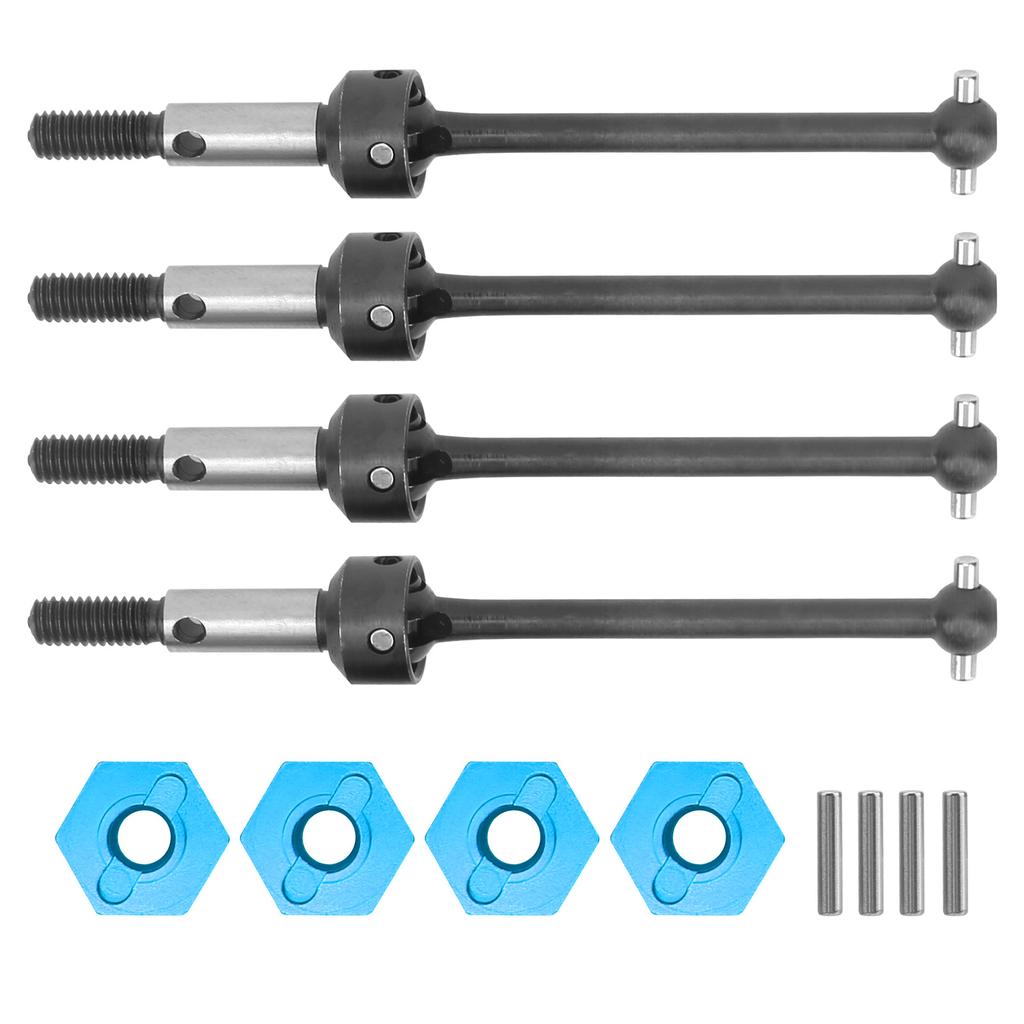 CVD Metal Drive Shaft Transmission Axle with Adapter for Sakura D3 XIS S TB03 TB03D TB03RBlue