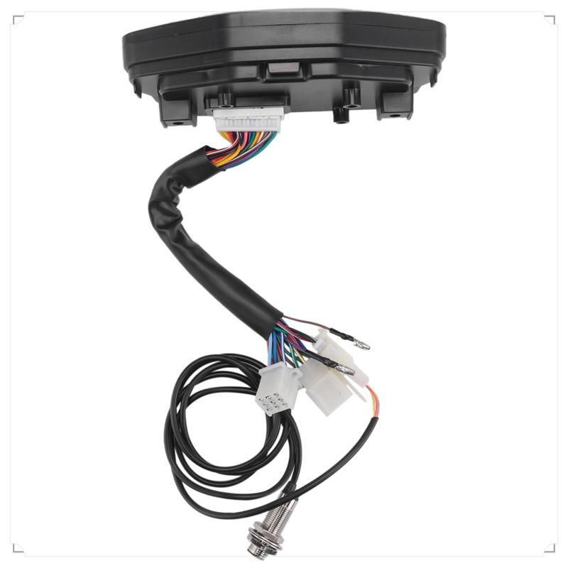 Motorcycle LED Speedometer LED Speedometer ABS Speedometer LCD Digital Odometer Fuel Gauge For 1/2/4 Cylinder